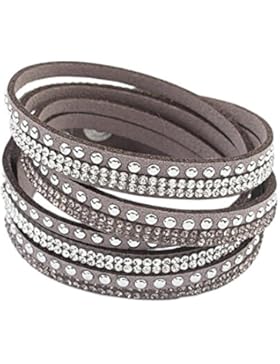 Hosaire Armband Leder Farbe Bracelet Mehrschichtiges Gesponnenes Langer Abschnitt Kortikalis Wristband Bangle