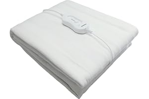 Schallen Premium Comfort Electric Heated Blanket, Remote Control with 3 Heat Settings (Double, Cosy Polyester Electric Blanket)