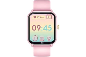 ICE-WATCH - Ice Smart Junior 2.0 Pink - Montre connectée Rose pour Fille avec Bracelet en Silicone - 022796 (1.75 Pouces)
