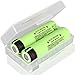 Produktbild 2er Pack Panasonic NCR18650B 18650 Akku - Li-Ion / 3,7V / 3400mAh / NCR - in kraftmax Box für 18650 Akkus