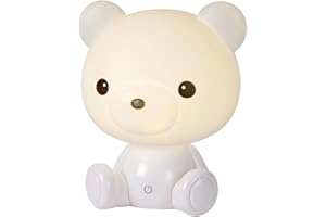 LUCIDE DODO BEAR - Lampe de table Chambres d'enfant - LED 3 StepDim - 1x3W 4000K - Blanc