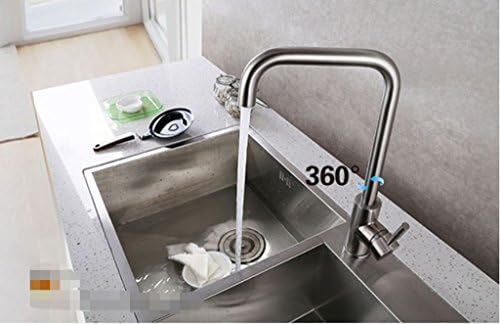 Kitchen wash basin basin stainless steel copper space aluminum alloy hot and cold water faucet