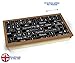 Produktbild Keyboard Keys Black Cushioned Bean Bag Laptop Lap Tray Desk - Built-in EMF Shield (Electro Magnetic Field) Kissen Tablett Knietablett Kissentablett - Holz Effekt Rahmen