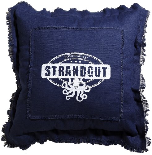 Java Exclusiv 68383 Strandgut07 Kissen 53 x 53 cm, dunkelblau