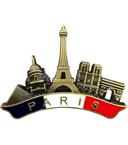 Orlaybar Santa Monica Kühlschrankmagnet – 3D-Magnet Aus MDF, Handgefertigt, Ca. 7,6-10,2 Cm