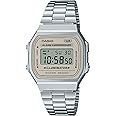 Casio Unisex's Digital Quartz Watch with Stainless Steel Strap A168WA-8AYES