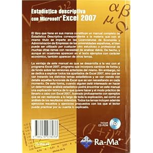 Estadística descriptiva con Microsoft Excel 2007