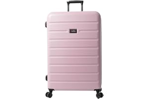 TOTTO - Maleta Rígida Grande, Modelo Harbor L, 51.8 x 72.8 x 30 cm, Capacidad 115L, Resistente a Impactos, Ruedas 360º, Manija Telescópica, Correas Internas, Candado 3 Dígitos, Color Keepsake Lilac