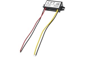 Heemol Convertitore DC-DC da 12 V a 5 V 3 A Step-down Modulo di alimentazione USB impermeabile 15 W per auto Uscita a basso calore Protezione automatica