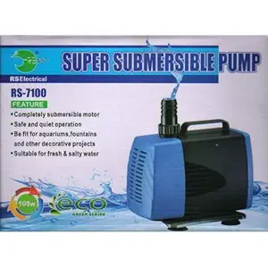 RS-7100 Water Pump Submarine - Freq : 220V/50Hz, Power : 105w, 5000L/HR - Central Fish Aquarium