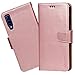 Produktbild Arae Samsung Galaxy A7 2018 Hülle, Handyhülle Samsung Galaxy A7 2018 Tasche Leder Flip Cover Brieftasche Etui Schutzhülle für Samsung Galaxy A7 2018 (Roségold)
