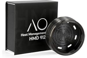AO HOOKAH AO HMD 912 Edelstahl Smokebox für Shishas (Gun Metal), Shisha HMD für Shisha Kopf. Shisha Kopf Aufsatz aus Edelstahl. passend für jede Shisha