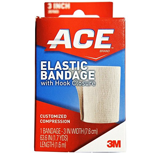 ACEAce Elastic Bandage With Hook Closure 3 Inches, 3 inches 1 each