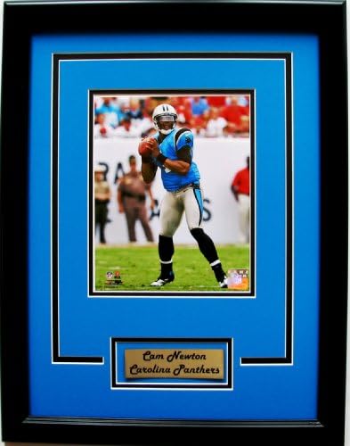 NFL Carolina Panthers Cam Newton Framed Portrait Photo with Nameplate