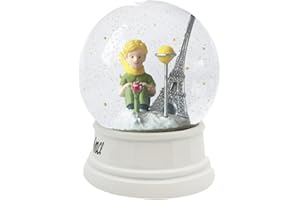 Kiub - Bola de nieve con diseño de Torre Eiffel, el Principito en París