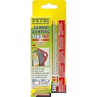 Petec 97880 Hochtemperatursilikon, 70 ml, Rot