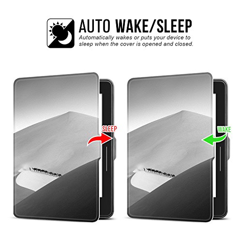 Ayotu Kindle Voyage H  lle--Case Cover Mit Auto Sleep Wake Funktion nur geeignet f  r Amazon Kindle Voyage   6  Zoll 2014  KV-09 The Desert