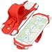 Produktbild kwmobile Handy Fahrrad Halterung universal Halter - Fahrradhalterung Handyhalterung aus Silikon für alle Fahrradlenker - Neon Rot