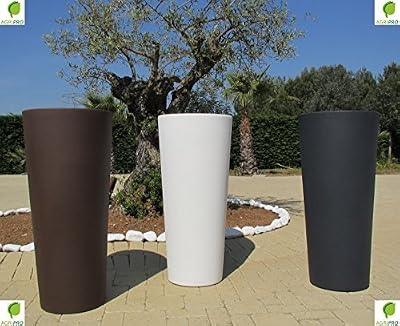 Veca Cachepot Genesis rond haut 38 x 85h Blanc