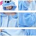 Baby Romper Suit Flannel Animal Onesie Unisex girl boy Jumpsuit Nightwear Outfits Cosplay Costume for Kids (80, Blue stitch)