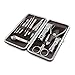 Price comparison product image DealMux 12pcs Manicure Set Pedicure Hand Nail Clippers Scissors Trimming Grooming Kit