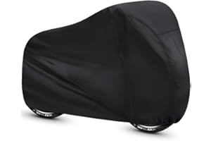 ALBOYI Bicycle Cover 190T Outdoor Waterproof Bike Cover Anti Dust UV Rain Cover for Mountain Road Electric Bike（Black）