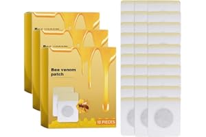BAICAI (3Box/30Pieces) Bienengift Pflaster,Bienengift Lymphdrainage Pflaster, Bee Venom Patch,Bee Venom Pflaster Fur Männliches und Weibliches