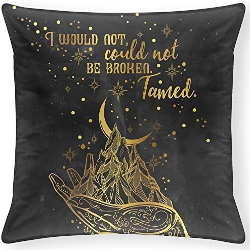 JHLKFDOODO ACOMAF - TAMED Decorative Cushion 45x45 cm Cover Pillow Case Zippered Home Decor 18X18 Inch(Twin sides)