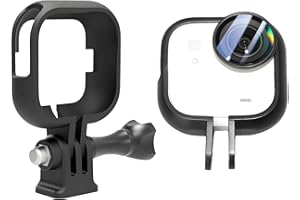 GEEMEE per Insta360 Go Ultra Custodia Protettivo Cage Fotocamera, Plastica Action Camera Frame Case, Installazione Rapida e Rimozione per Insta360 Go Ultra Accessori - Nero