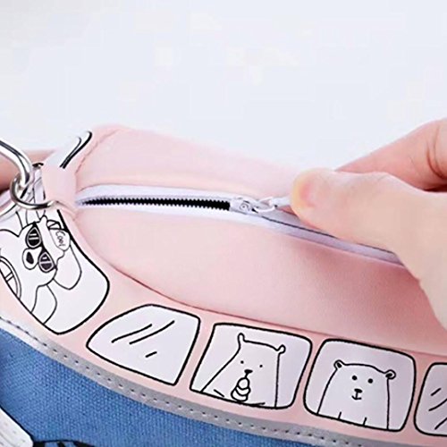 estuches escolares casual Switchali ninos moda Papeler  a Bol  grafo Estuche Escolar Art  culo de papeler  a Ideal para Estudiantes de chicas ninas Bolsa de maquillaje de ninos 1pc  Color aleatorio 
