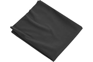 AFASOES Speaker Grill Cloth,1.7m*0.5m Speaker Mesh Cloths Fabric Dustproof Protective Grille Covers Black Speakers Protective Cloth Cover for Stereo Audio (Black)