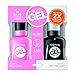 Sally Hansen Miracle Gel Limited Edition Duo Nail Pack, Top Coat and 170 Pink Cadillaquer, a Warm Pink, 14.7 ml