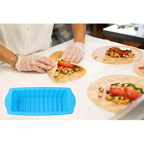 Chinget Silikon Kuchen Bakeware Form Kuchen Pan Rechteck Brot Laib Schimmel Blech - 2