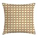 Produktbild Ntpclsuits Geometric Pillow case Colorful Linked Lines Forming Squares Herringbone Design Old Display Lattice 18 X 18 inches