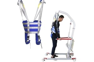 ZJFJMBD Élévateur de Patient Complet pour Personnes âgées, Ceintures de Transfert Robustes, hamac de Transfert de Salle de Bain et Aides à la Marche pour Personnes handicapées