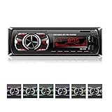 🚘【Single Din Universal Autoradio】Einzeldin Version Über 18.8*5.8*4.5cm/7.4*2.28*1.77 Zoll passend für die meisten Fahrzeugtypen. Bitte stellen Sie sicher dass unsere Produktgröße für Ihr Auto vor dem Kauf geeignet ist.
