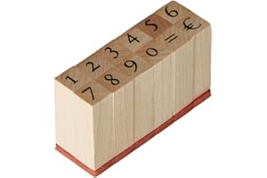 Artemio Stamps Set figures-1cm, Beige