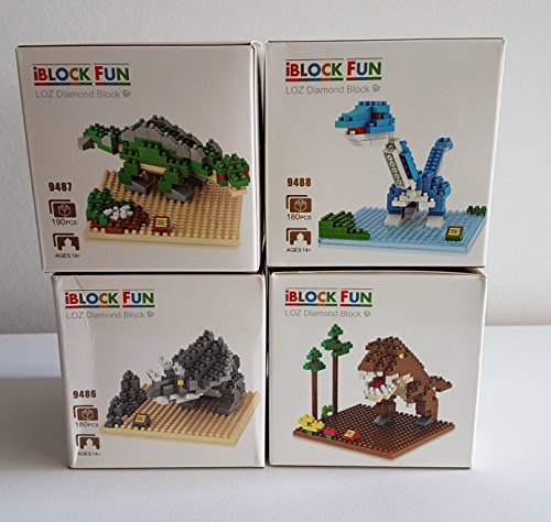 iBlock Fun - Blocchi Costruzione Miniatura LOZ - Brontosaurus