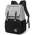 R for Rabbit Caramello Smart Diaper Bag Multipurpose Mothers Stylish Travel Backpack Usb Charging Slot For Newborn Baby (Grey Black), 18 liter