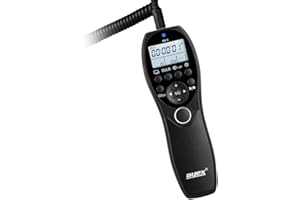 ayex Timer-Fernauslöser AX-3 Kompatibel mit Canon E3 zB EOS R R6 RP 2000D 850D 90D 250D 200D R6 M6 Mark II Low/High Speed Serienbilder Langzeitbelichtung Bulb sowie zeitgesteuertes Auslösen