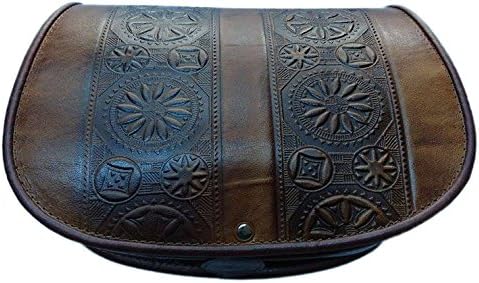 Koson Leather Molded Traditional Design Handmade Satchel Shoulder Handbag Messenger Bag