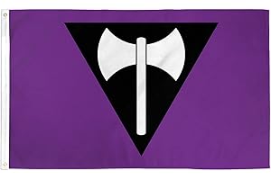 AZ FLAG - Flagge Lesbischer Stolz Labrys - 150x90 cm - Lesbisch Fahne 100% Polyester mit Messing-Ösen - 110g