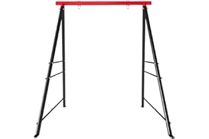 FRUYYZL Portique Balancoires Exterieur pour Le Jardin, Balancoire Enfant Exterieur en Métal, Balançoire Exterieur Robuste à Cadre en A, Comprend Uniquement la Balançoire, Rouge