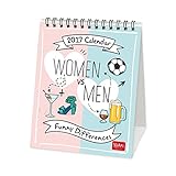 calendario hombres feos  Legami - Calendario mujeres vs hombres 2017 blanco