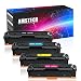 Produktbild Amstech 4 Pack Kompatibel for HP 203A 203X HP CF540X CF541X CF542X CF543X CF540A M281fdw M254dw M280nw Toner for HP MFP M281fdw HP Laserjet M254dw M254nw M254dn HP MFP M280nw M281fdn M281cdw