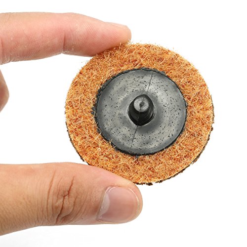 INSMA Schleifscheiben 2 Zoll 30 PCS Schnellwechsel SiC (Siliciumcarbid) Schleifpapier Polieren Disc R-Type (Fein / Mittel / Grob Polster) - 4