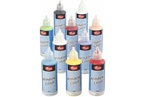 Window Color, 10 x 80 ml, couleurs assorties