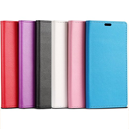 HUAWEI P8 Lite (2017) Brieftasche Hülle, Aomo HUAWEI P8 Lite (2017) Hülle [Brieftasche Hülle] [Kickstand Feature] [Kartenhalter] PU Leder Schutzhülle für HUAWEI P8 Lite 2017 (5,2 Zoll) -Schwarz - 3