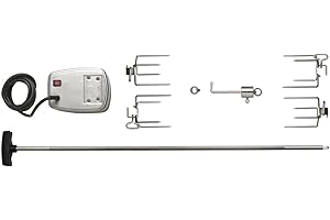 Napoleon Rôtisserie en Acier Inoxydable pour LEX485, Prestige & Prestige Pro500