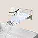 Produktbild HONGLONG Badezimmer Waschbecken Armatur Chrom Wasserfall Wandhalterung Badezimmer Waschbecken Wasserhahn